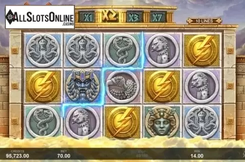 Free Spins. Ancient Fortunes: Zeus from Triple Edge Studios