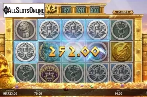 Free Spins. Ancient Fortunes: Zeus from Triple Edge Studios