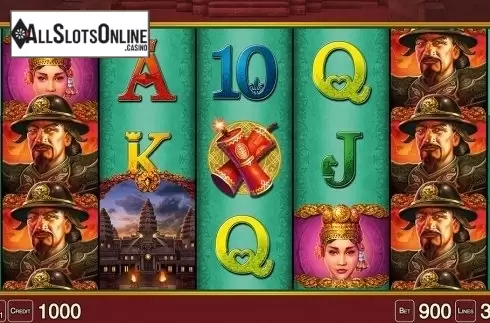 Reel screen. Ancient Riches HD from Merkur