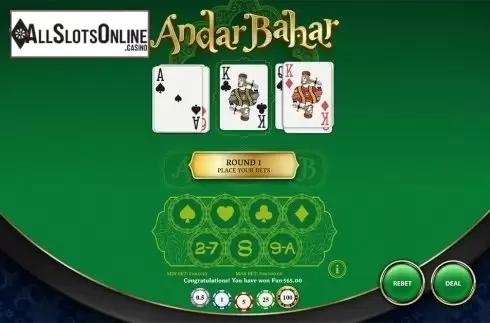 Game workflow 4. Andar Bahar (OneTouch) from OneTouch