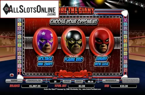 Bonus game 1. Andre The Giant from NextGen