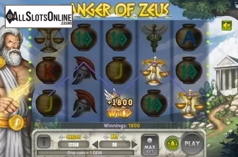 Game workflow 3. Anger Of Zeus from X Line
