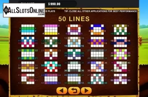 Paylines. Anton's Family from GMW