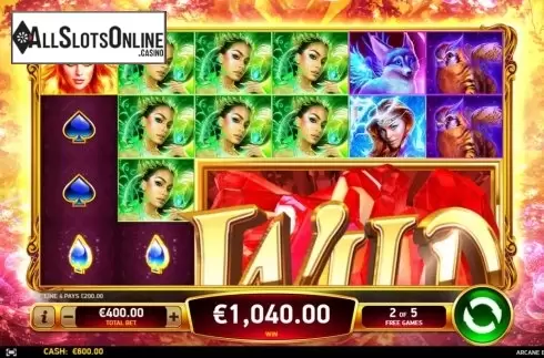Free Spins. Arcane Beauties from Ruby Play