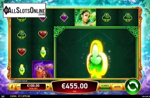 Win Screen. Arcane Beauties from Ruby Play