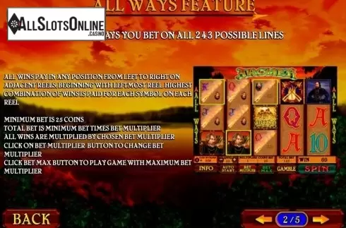Screen3. Archer from Playtech