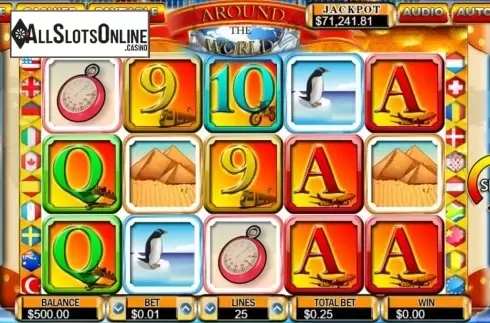 Reel screen. Around the World (Arrows Edge) from Arrows Edge