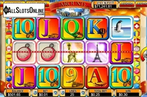 Win screen 2. Around the World (Arrows Edge) from Arrows Edge