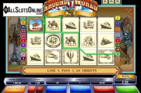 Wild win screen 2. Around the World (Microgaming) from Microgaming