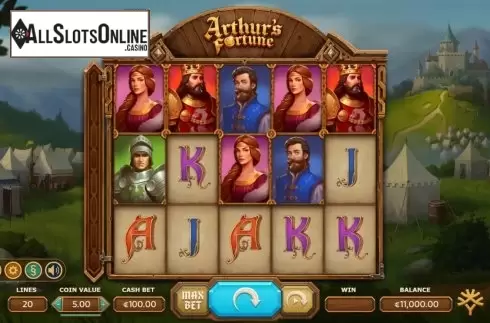 Reel Screen. Arthurs Fortune from Yggdrasil