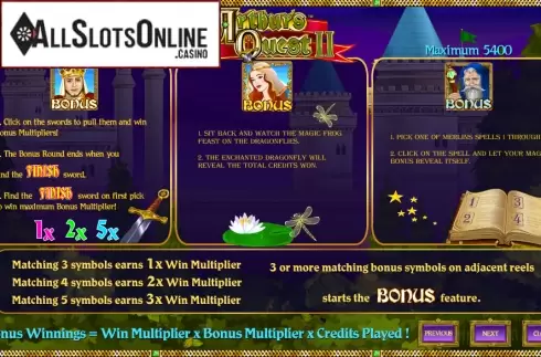 Screen4. Arthur's Quest II from Amaya