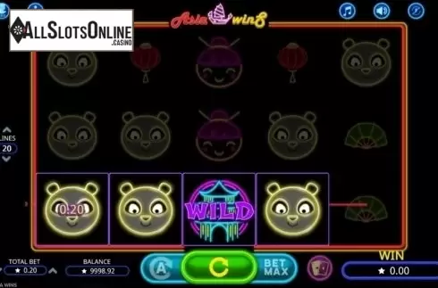 Wild Win screen. Asia Wins from Booming Games