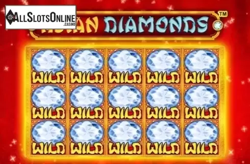 Wild Win Screen. Asian Diamonds from Greentube