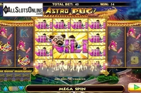 Free spins screen 3. Astro Pug from Lightning Box