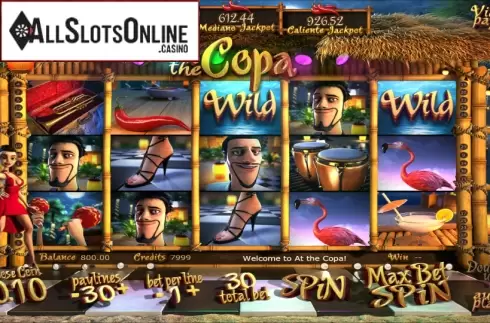 Reels. At the Copa from Betsoft