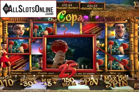 Reels. At the Copa from Betsoft
