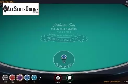 Game Screen 1. Atlantic City Blackjack (Switch Studios) from Switch Studios