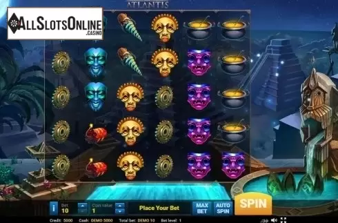 Reel screen. Atlantis (Evoplay) from Evoplay Entertainment