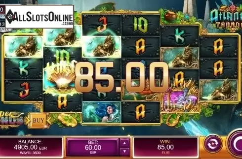 Win Screen. Atlantis Thunder St. Patrick's Day from Kalamba Games