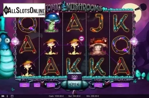 Win screen. Atomic Mushrooms from Thunderspin