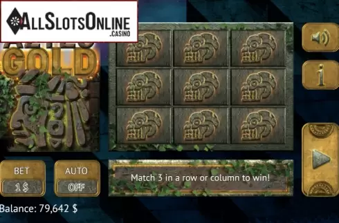 Screen2. Aztec Gold (CT) from Casino Technology