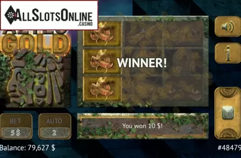 Screen3. Aztec Gold (CT) from Casino Technology