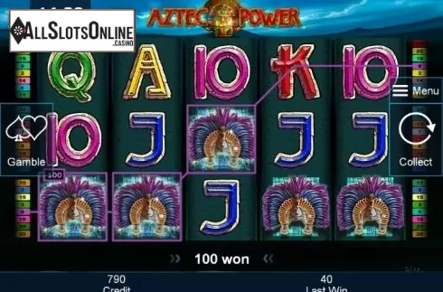 Win. Aztec Power from Greentube