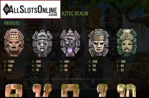 Aztek Real. Aztec Realm from 888 Gaming