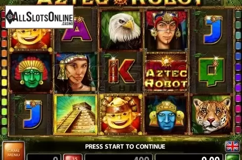 Screen2. Aztec Robot from Casino Technology