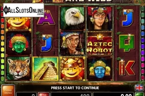 Screen3. Aztec Robot from Casino Technology