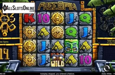 Free Spins 2. Aztec Wilds from IronDog
