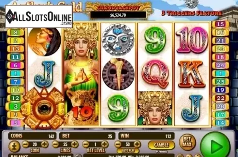 Win Screen . Aztlan's Gold from Habanero