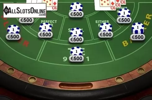 Win screen 3. Baccarat (World Match) from World Match