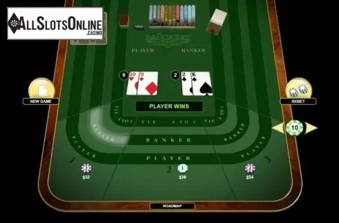 Game Screen. Baccarat (Habanero) from Habanero