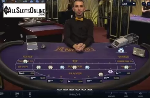 Game Screen. Baccarat (LuckyStreak) from LuckyStreak