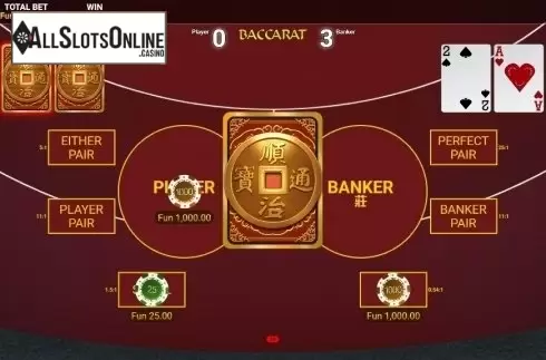 Reel screen. Baccarat (OneTouch) from OneTouch