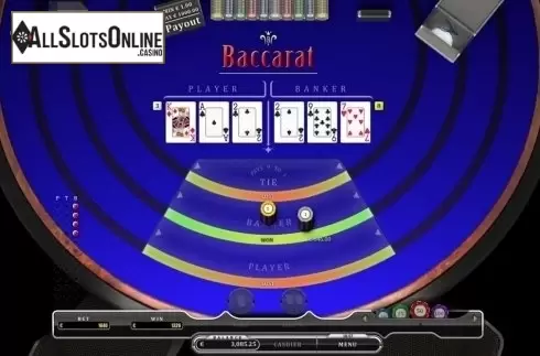 Game Screen. Baccarat (Oryx) from Oryx