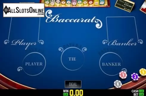 Game screen. Baccarat Pro (World Match) from World Match