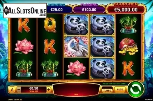 Reel Screen. Bamboo Fortune from Ruby Play