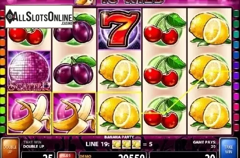 Screen 1. Banana Party from Casino Technology