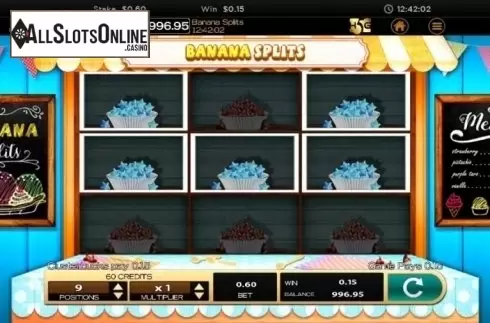 Win Screen 2. Banana Splits from High 5 Games