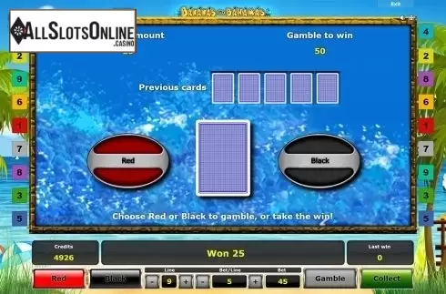 Gamble screen. Bananas Go Bahamas from Others