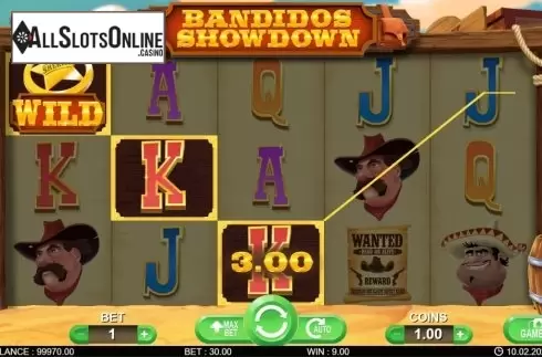 Win screen 1. Bandidos Showdown from 7mojos