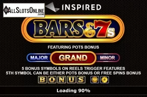 Start Screen. Bar And 7s from Inspired Gaming