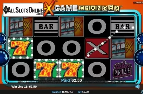 Win Screen 2. Bar X Game Changer from Realistic