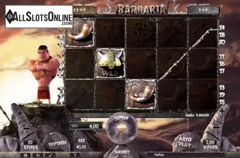Win Screen. Barbaria from Tuko Productions