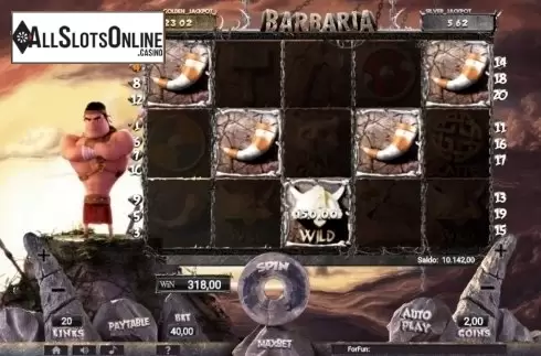 Win Screen. Barbaria from Tuko Productions