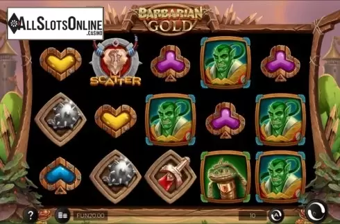 Reel Screen. Barbarian Gold from IronDog