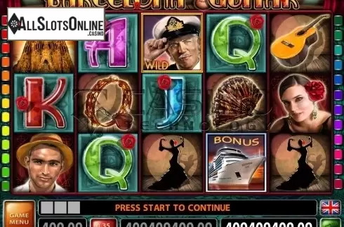 Screen2. Barcelona Guitar from Casino Technology
