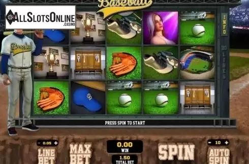 Screen 1. Baseball from GamePlay